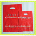 Red plastic bag for wedding dress garment/hanging bag for dress/clothes